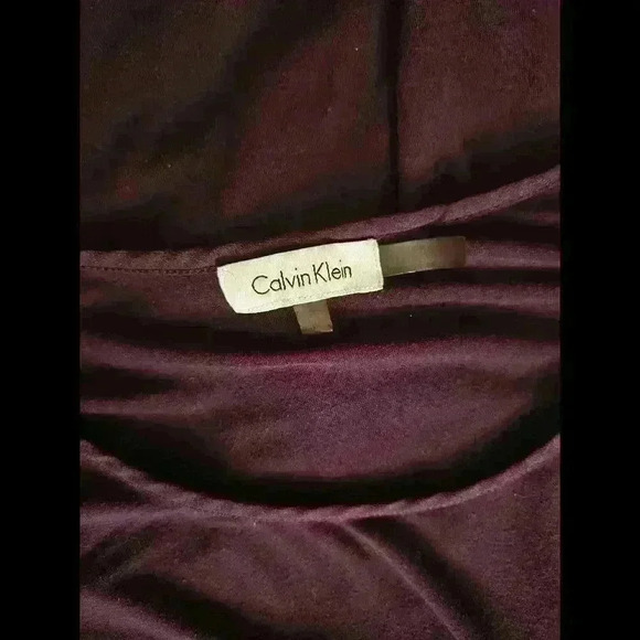 Stylish Purple Crew Neck Pocket Tee - Picture 3 of 3